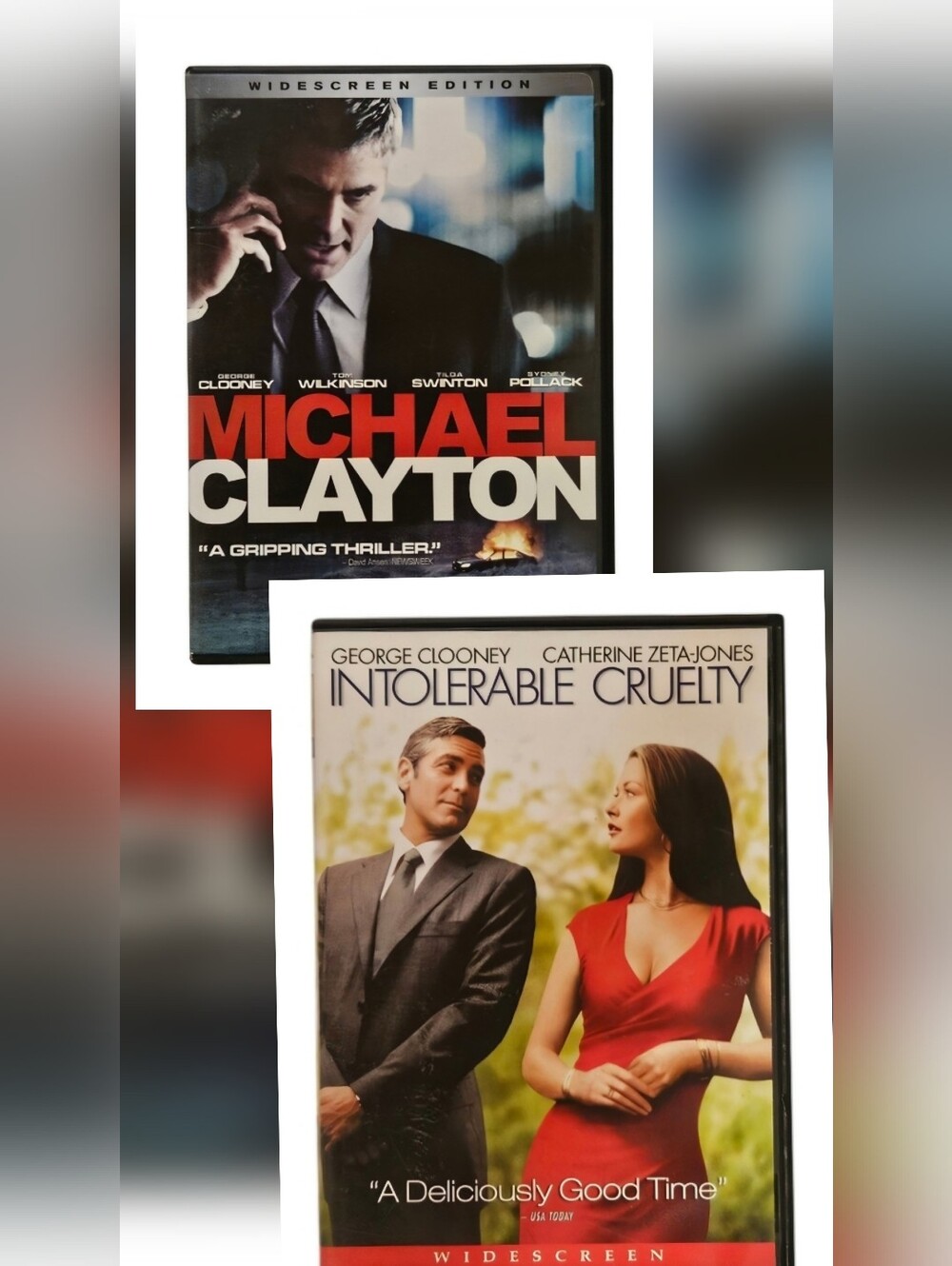 Michael Clayton (Clooney) & Intolersble Cruelty (Clooney/ Zeta-Jones) - bundle